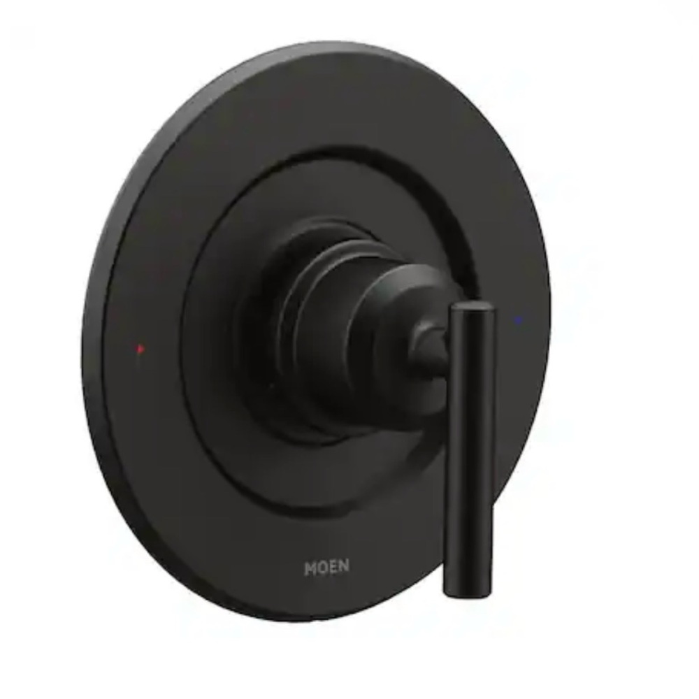 NIB! MOEN Gibson 1-Handle Posi-Temp Valve Only Faucet Trim Kit in Matte Black